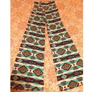 Aztec Palazzo Pants